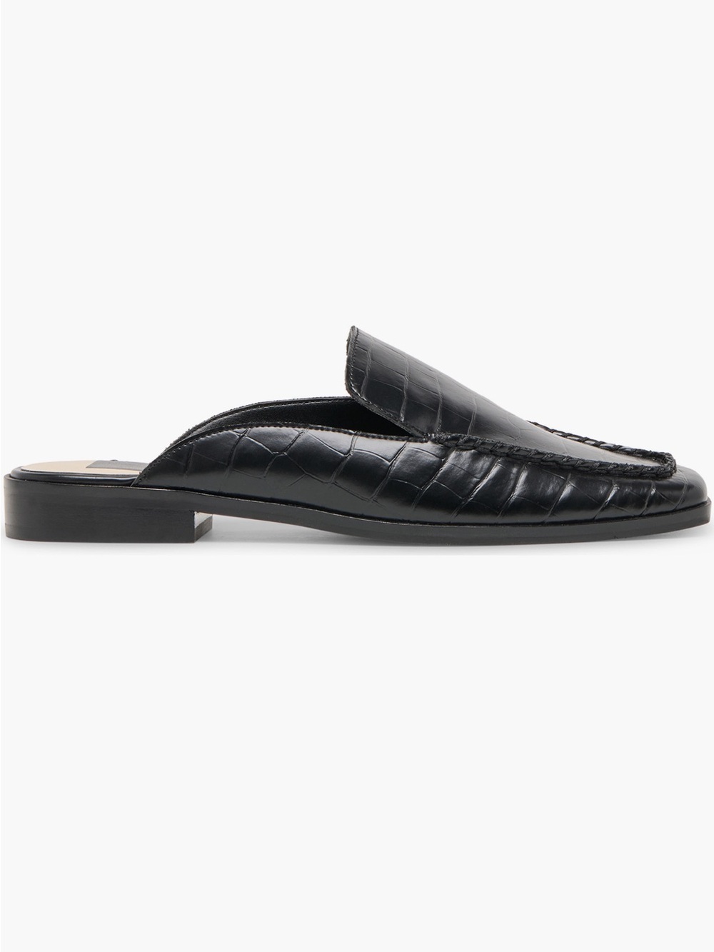 NEW Dolce Vita Brevyn Mule In Midnight Croco Print Stella - Picture 4 of 11